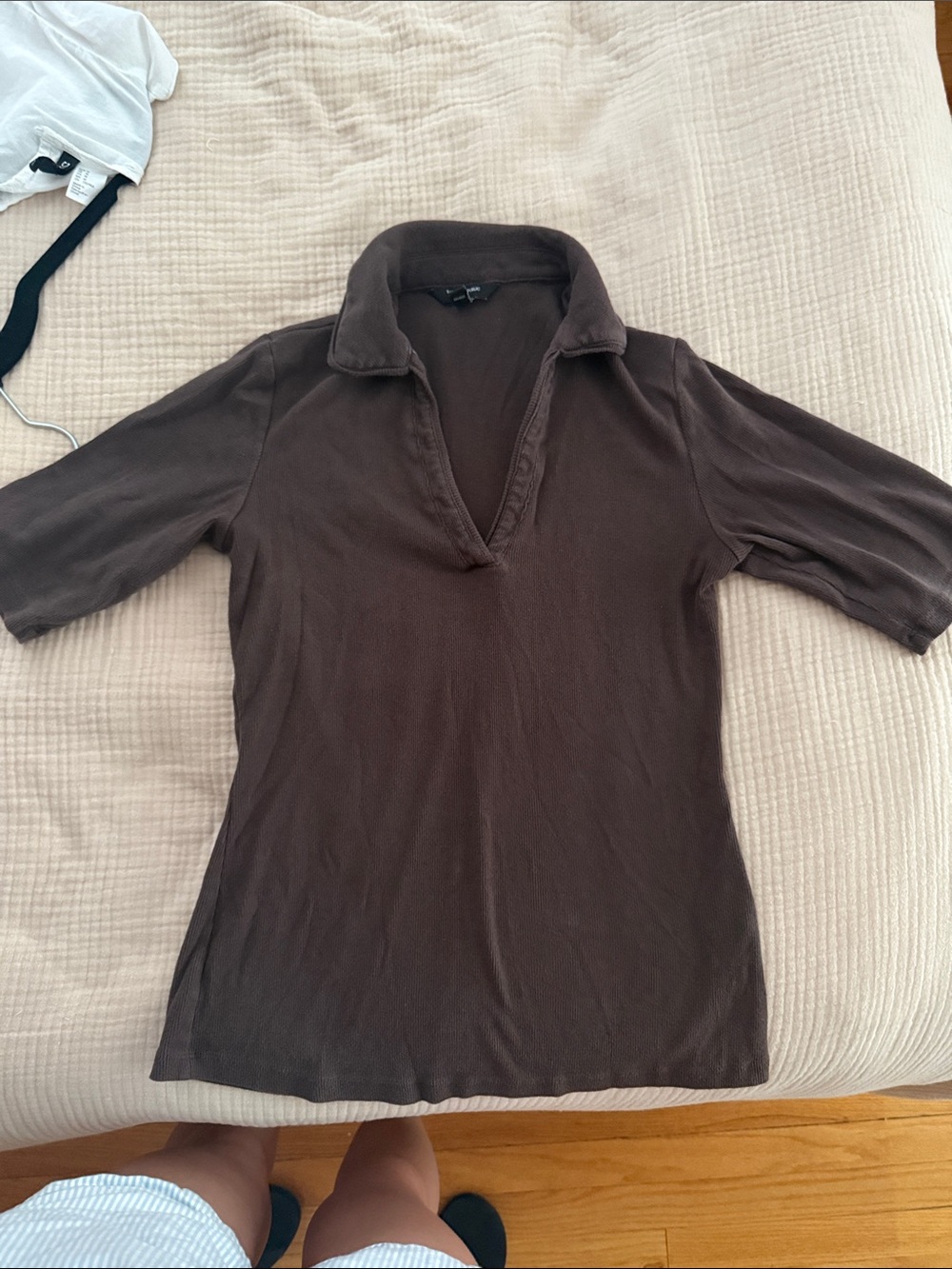 Brown Knit top - banana republic
